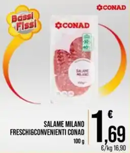 Spesa Facile Conad Salame Milano Freschigconvenienti Conad offerta