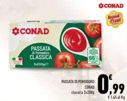 Conad Passata di pomodoro classica Conad offerta