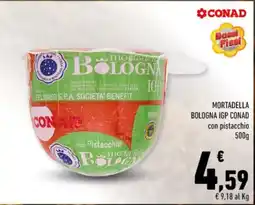 Conad Mortadella Bologna IGP Conad con Pistacchio offerta