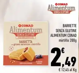 Conad Barretta senza glutine Alimentum Conad offerta