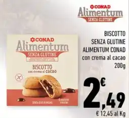 Conad Biscotto con crema al cacao offerta