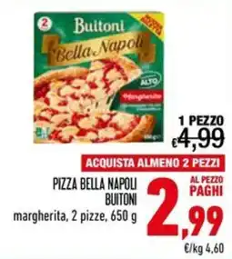 Spesa Facile Conad Pizza Bella Napoli Buitoni margherita offerta