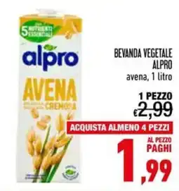 Spesa Facile Conad Bevanda vegetale Alpro avena offerta
