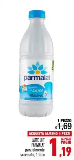 Spesa Facile Conad Latte UHT Parmalat parzialmente scremato offerta
