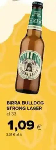 Tigre Amico Birra Bulldog Strong Lager offerta