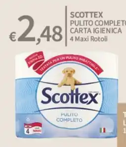 SpeSì Scottex carta igienica pulito completo offerta