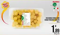 Spesa Facile Conad Uva bianca senza semi Conad Percorso Qualità offerta