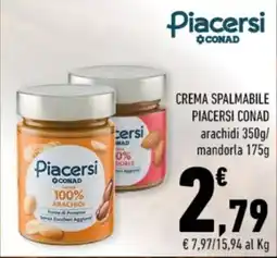 Conad Crema spalmabile Piacersi Conad offerta