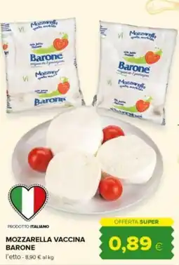 Tigre Amico Mozzarella vaccina Barone offerta