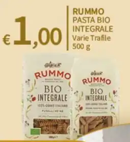 SpeSì Rummo pasta bio integrale offerta