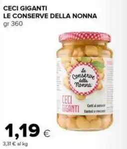 Tigre Amico Ceci giganti Le conserve della nonna offerta