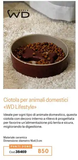 Stanhome Ciotola per animali domestici WD Lifestyle offerta