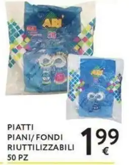 Le Mille Piatti piani/fondi riutilizzabili offerta