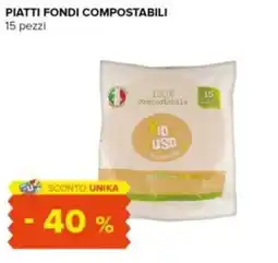 Tigre Amico Piatti fondi compostabili Bio Uso offerta