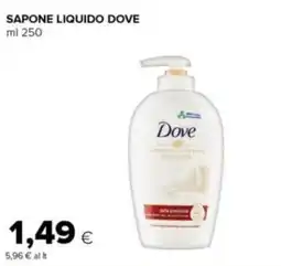 Tigre Amico Sapone liquido Dove offerta