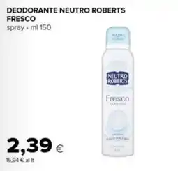 Tigre Amico Deodorante neutro roberts fresco offerta