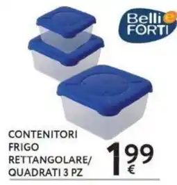 Le Mille Belli Forti contenitori frigo rettangolare/quadrati offerta