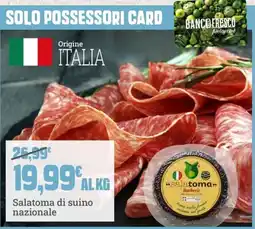 Banco Fresco Salatoma di suino nazionale offerta