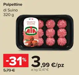 Carrefour Market Polpettine di Suino AIA offerta