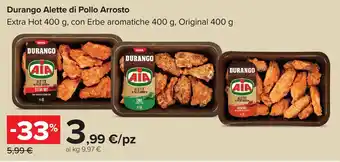 Durango Alette di Pollo Arrosto