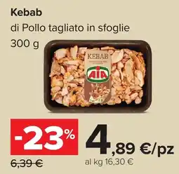 Carrefour Market Kebab di Pollo AIA offerta