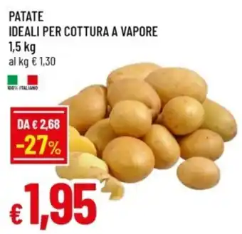 Patate ideali per cottura a vapore