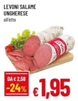 Famila Levoni salame ungherese offerta