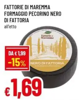 Famila Formaggio pecorino nero di fattoria offerta