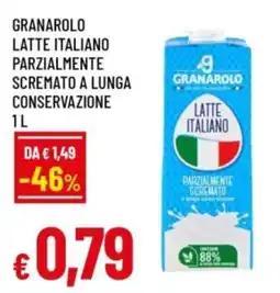 Famila Granarolo latte italiano parzialmente scremato offerta