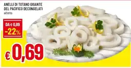 Famila Anelli di totano gigante del Pacifico offerta
