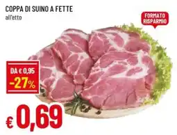 Famila Coppa di suino a fette offerta