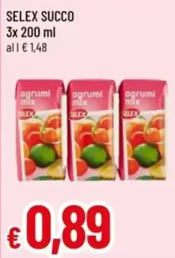 Famila Selex succo agrumi mix offerta