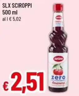 Famila Sciroppo zero Amarena selex offerta