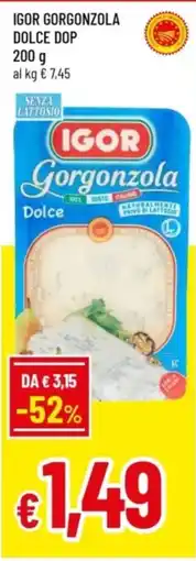 Famila Igor Gorgonzola Dolce offerta