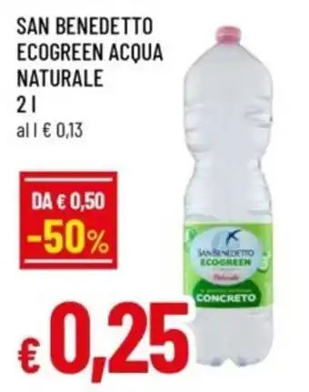 San Benedetto Ecogreen acqua naturale