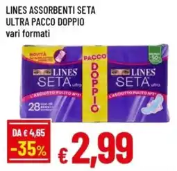 Famila Lines assorbenti seta ultra offerta