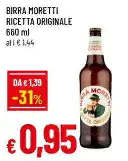 Famila Birra Moretti Ricetta Originale offerta
