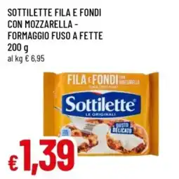 Famila Sottilette fila e fondi con mozzarella offerta
