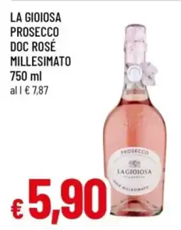 Famila Prosecco rosé millesimato La Gioiosa offerta