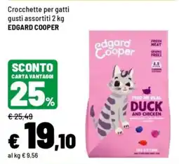 Iper La Grande Crocchette per gatti gusti assortiti EDGARD COOPER offerta