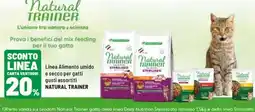 Iper La Grande Alimento umido e secco per gatti gusti assortiti Natural Trainer offerta