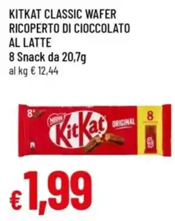 Famila KitKat Classic Wafer Ricoperto di Cioccolato al Latte offerta