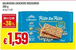 Famila Galbusera Crackers Risosuriso offerta