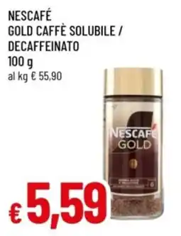 Famila Nescafé Gold caffè decaffeinato offerta