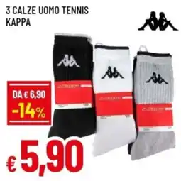 Famila Calze uomo tennis Kappa offerta