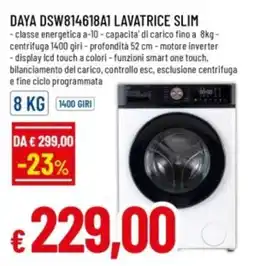 Famila Daya lavatrice slim offerta