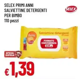 Famila Salviettine detergenti per bimbo Selex offerta