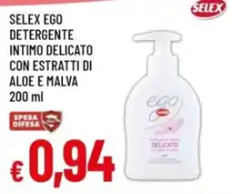 Famila Selex ego detergente intimo delicato offerta