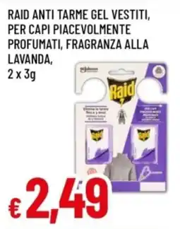 Famila Raid anti tarme gel vestiti offerta
