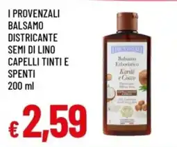 Famila I Provenzali Balsamo Erboristico Karité e Cocco offerta